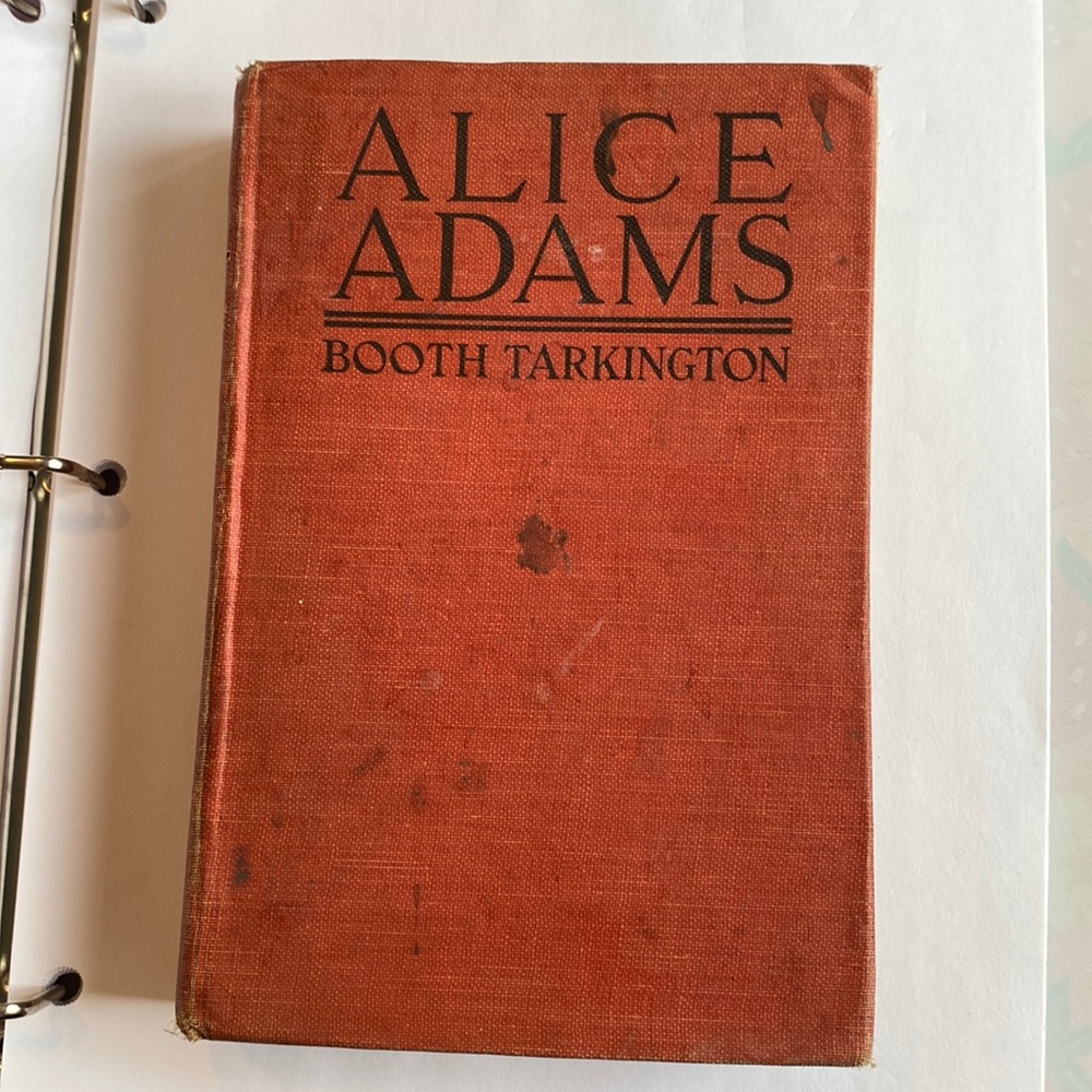 Alice Adams by Booth Tarkington